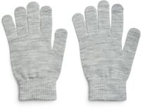 PIECES - PCNEW BUDDY SMART GLOVES NOOS BC - Meisjes - Handschoenen - Lichtgrijs Melange - Acryl - Met touchscreen tip