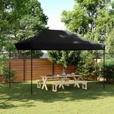 vidaXL Partytent - 292 x 440 x 315 cm - Zwart - Oxford Stof