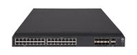 HP FlexFabric 5700-32XGT-8XG-2QSFP+ Switch - Zwart