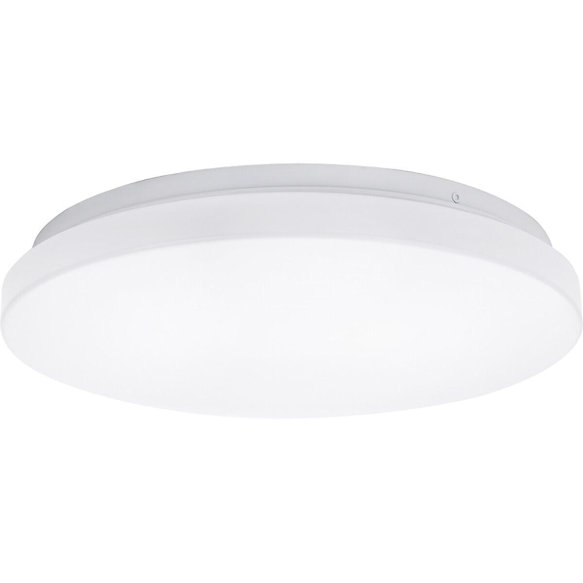 BES LED LED Plafondlamp - Aigi Syna - Opbouw Rond 20W - Helder/Koud Wit 6500K - Mat Wit - Aluminium