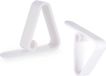 Kinvara Tafelkleedclip Wit Plastic (5,5 x 4,5 x 1,5 cm) (12 Stuks)