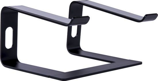 QUVIO Laptopstandaard - Aluminium - Zwart