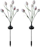 Merkloos Zonne Paasei Lampen - Tuinverlichting Feestelijk - Buiten Decoratie - Intelligente Lichtregeling - 2 Stuks 72cm - Multicolor