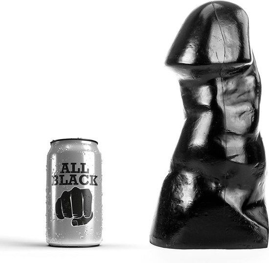 All Black Anal Dildo 25 cm - Black