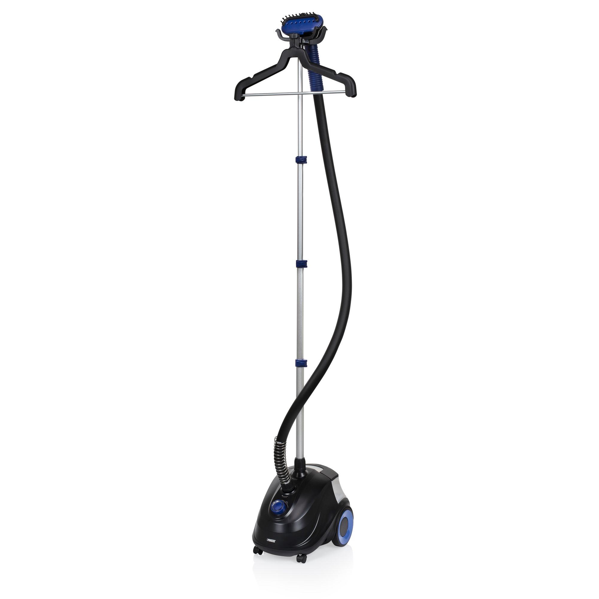 Princess 332848 Kledingstomer - Upright Garment Steamer - 1.5L - 1800W - Black/Blue
