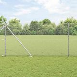 Grillage hexagonal avec poteaux 25 x 1,4 m Acier galvanisé