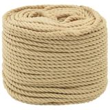 vidaXL Multifunctioneel touw 4 mm 50 m Naturel PP