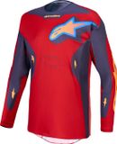 Alpinestars Racer Hunt Motocross-trui - Grijs/rood/geel - L