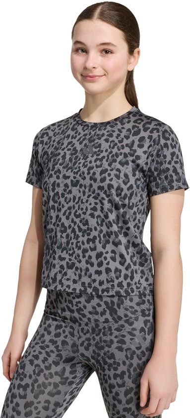 Adidas Sportswear Seasonal Sport T-Shirt Met Dierenprint - Kinderen - Grijs