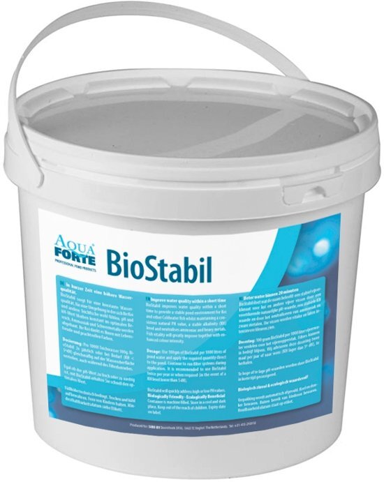 AquaForte waterverbeteraar BioStabil 2 5kg Uw water is onze zorg