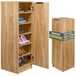 BAKAJI Multifunctionele schoenenkast, ruimtebesparend, van hout, krasbestendig, schoenenkast met 6 vakken en 5 planken, ideaal voor thuis, entree, kantoor, woonkamer, 30 x 35 x 100 cm