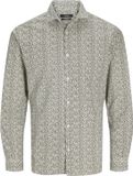 JACK&JONES JPRBLABLACKPOOL STRETCH LS SHIRT SN Heren Overhemd Lange Mouw Slim Fit Katoen/Elastaan Geruit Cloud Dancer M