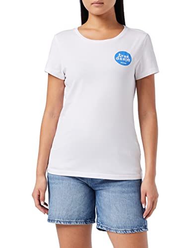 MUSTANG Alexia C Print T-Shirt - General White 2045 - Women's S
