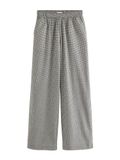 Next Dames Broek met wijde pijpen en gingham-ruit - Zwart