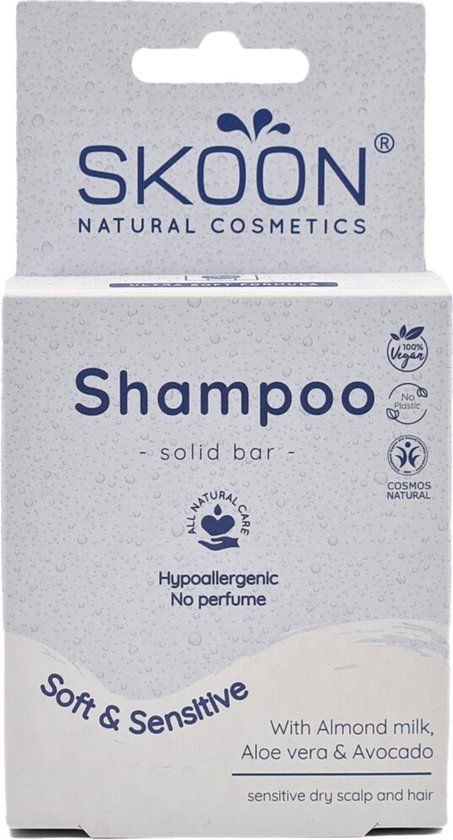 Skoon Shampoo Bar Soft & Sensitive - 90g - Alle haartypes