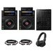 AlphaTheta CDJ-3000X pack débutant lecteurs multimédia DJ avec table de mixage AlphaTheta DJM V5