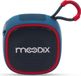 Moodix enceinte Bluetooth, enceinte portable sans fil, compatible avec tous les smartphones. Enceinte avec microphone, lecteur de carte microSD et port USB, son clair, convient pour la randonnée et le camping. Bleu, 5W