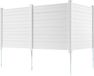 VEVOR Buitenafschermingen 50" B x 50" H Vinyl Horizontale Schermen (3 panelen)