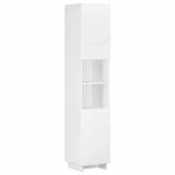 vidaXL Badkamerkast Wit 36.5 x 38 x 180 cm Bewerkt hout