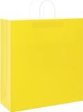 vidaXL Papieren zakken 50 st met hengsels 45x17x48 cm geel