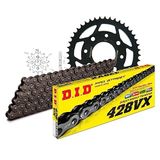 Kettingset DID Kettingset staal 428VX / 128 klinkslot voor Honda CBX JC11E 125 cc