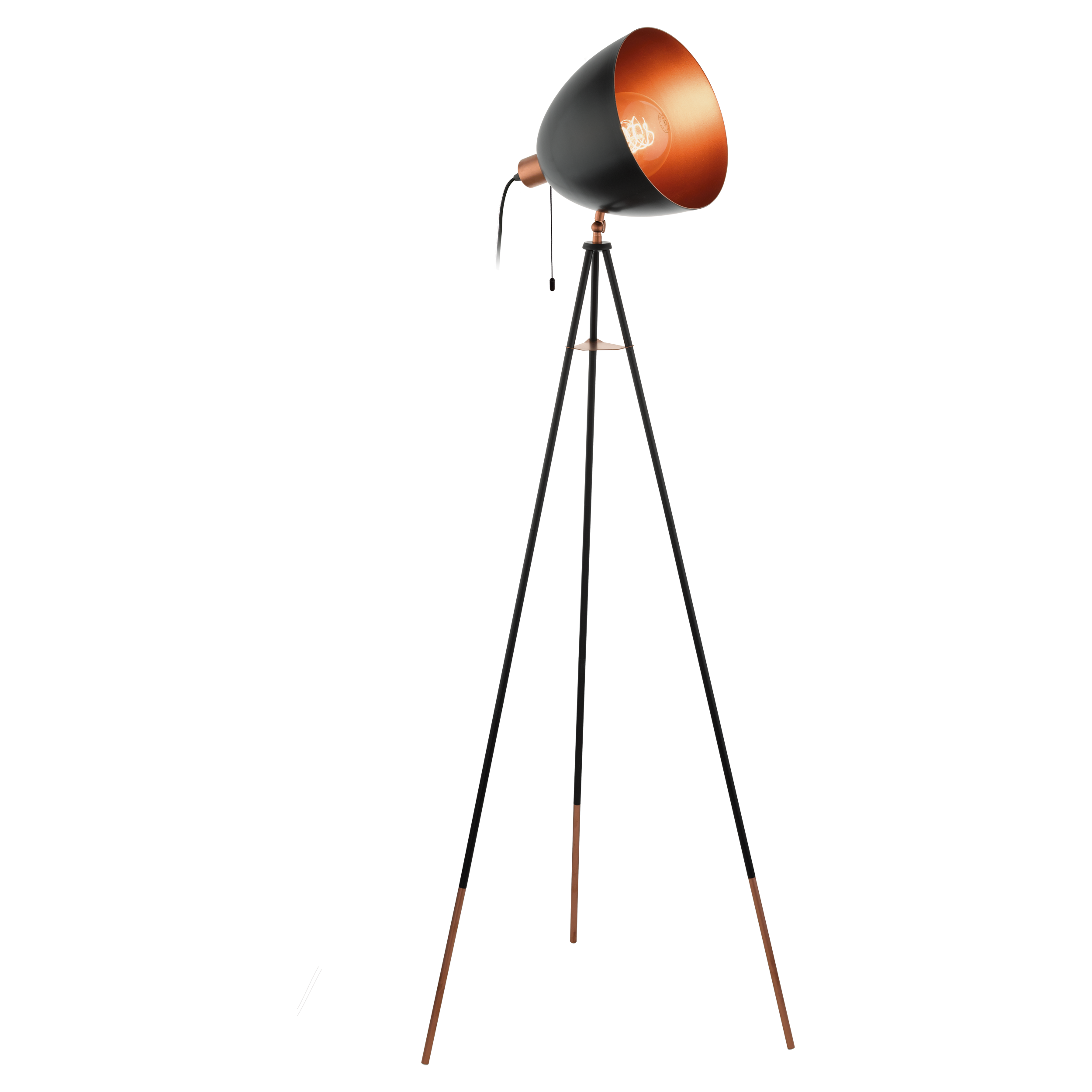 EGLO Chester Vloerlamp - 135.5 cm - Staal