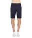 Armani Exchange Solid Stretch Twill casual shorts voor heren, Donker Navy Blauw