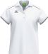 Erima Cmpt 3 Wings Polo Dames - Wit / Zwart | Maat: 36
