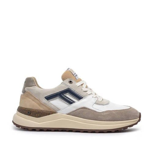 Floris van Bommel De Trikker 01.03 leren sneaker wit