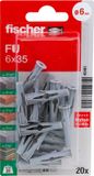 Fischer 045461 FU 6 x 35 K NV Universele pluggen 35 mm 1 set(s)