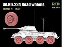 Rye Field Model Modelbouwpakket - 2073 Sd.Kfz.234 Road Wheels Accessoires set - 1:35 - Modelbouw
