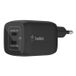 Belkin BoostCharge Pro Chargeur USB-C 65W - 2 Ports - Noir