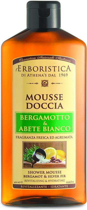 L'Erboristica Bad en douchegel Bergamot & Silver Fir 400 ml VEGAN