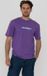 JACK&JONES JCOSPRAY EMBO TEE SS CREW NECK T-shirt Manche courte Col rond Coton Coupe ample Violet