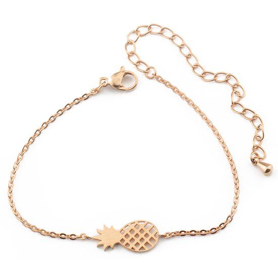 Cilla Jewels armband Pineapple Rosegoudkleurig