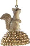 DKD Home Decor Kerstversiering Hars Goud 4 Stuks