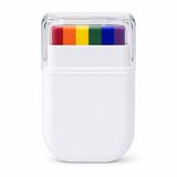 Okado Regenboog Schminkstift Pride – Schmink Stick Multi 5 ml – Makkelijk Aan te Brengen en Afwasbaar – Voor Pride, Festival, Themafeest en Verkleedoutfit