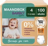 BAMBO Nature Luierbroekjes - Maat 4 (7-12 kg) - 100 stuks