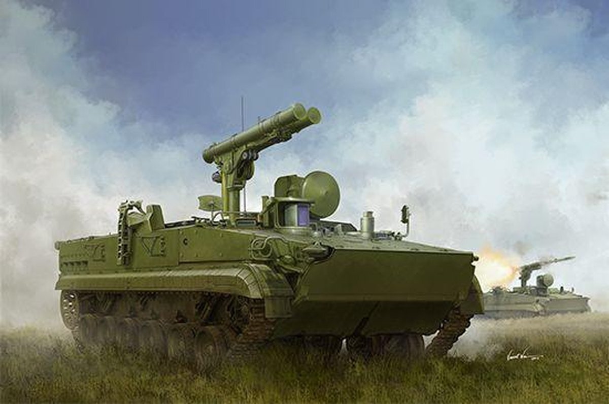 Trumpeter Russian 9P157-2 Khrizantema-S Anti Tank System