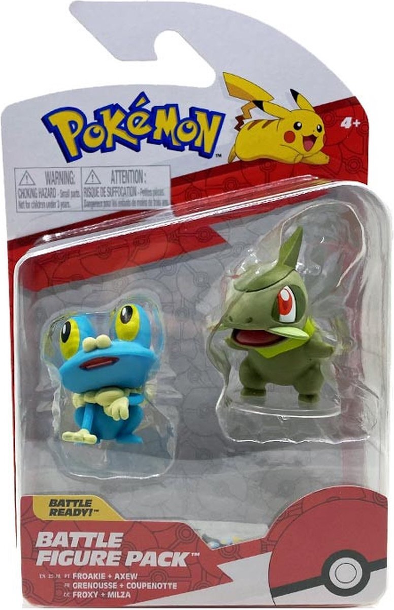 Pokémon Pokemon Battle Figure Pack - Froakie & Axew