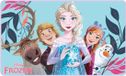 Disney Frozen Vloerkleed / Mat Foam Blauw Polyester 75x45 cm