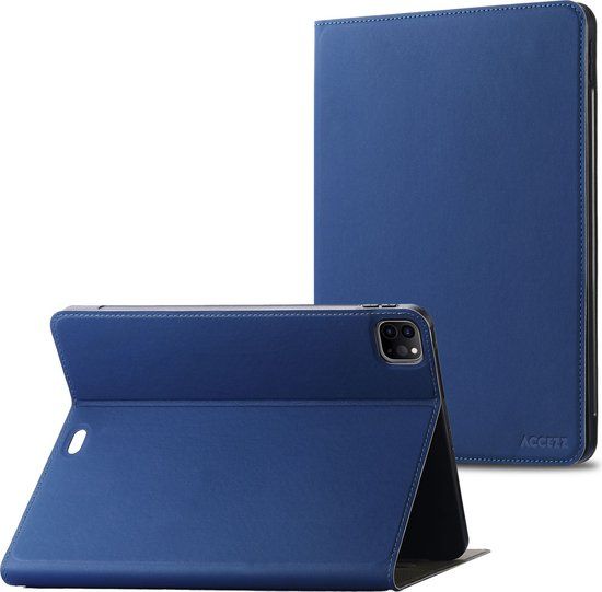 Accezz Classic Tablet Case for iPad Pro 12.9 (2022/2021/2020) - Dark Blue