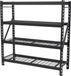 HBM Professionele Stalen Garagestelling met 4 x 200 kg. Stalen Plateaus