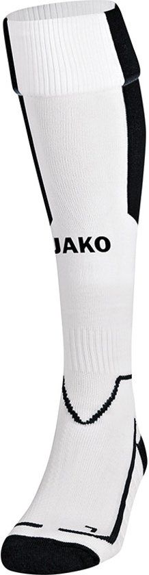 JAKO Lazio - Sportsokken - Maat 39-42 - Wit/Zwart