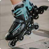 RAVEN Profession 3-in-1 Skates Zwart/Mint Maat 38-42