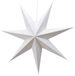Lumineo Kerstster Lampion - 60 cm - Wit - E14 Fitting