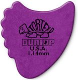 Jim Dunlop Tortex® Fin 1.14mm Paars 6-pack