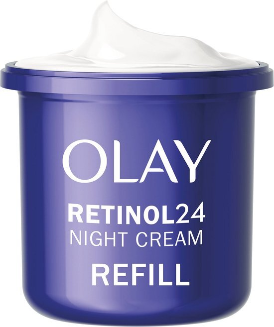 Olay Retinol 24 Navulling Voor Hydraterende Nachtcr&#232;me - Verzacht - Vernieuwt - Hydrateert - 50 ml