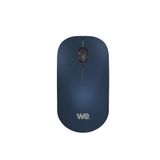 WE Blue Wireless Optical Mouse with Nano-USB Dongle, 2.4 GHz, 1200 DPI, Soft Touch, AA Battery Included