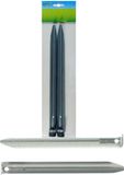 Merkloos / Sans marque Tent haringen - 20x stuks - metaal - halfrond - 30 cm - tentharingen